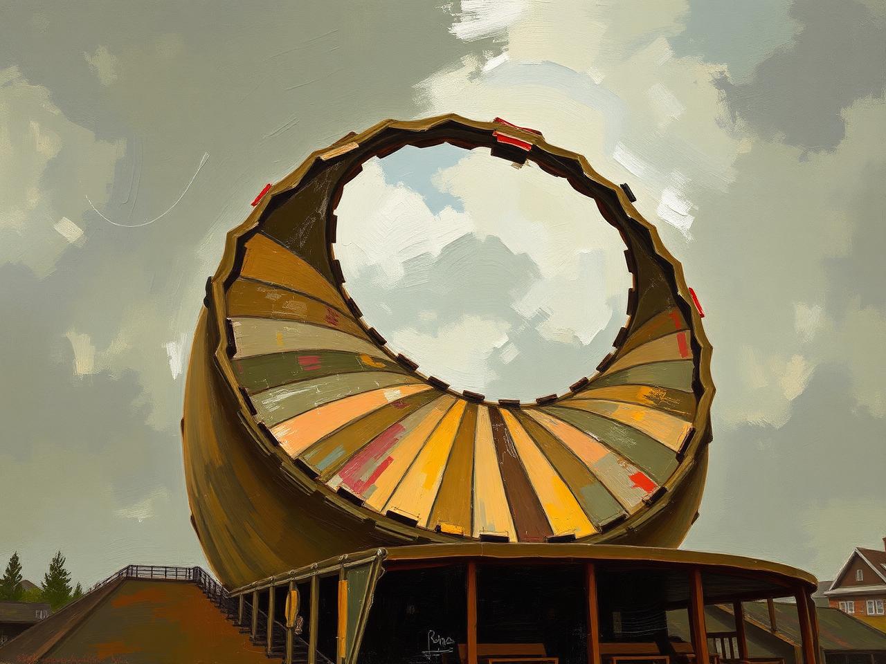Austria Pavillon EXPO Osaka 2025, expressionistisches Gemälde