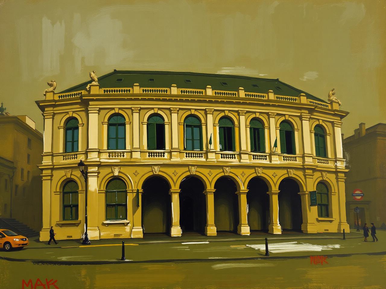Museum für Angewandte Kunst Wien, expressionistisches Gemälde