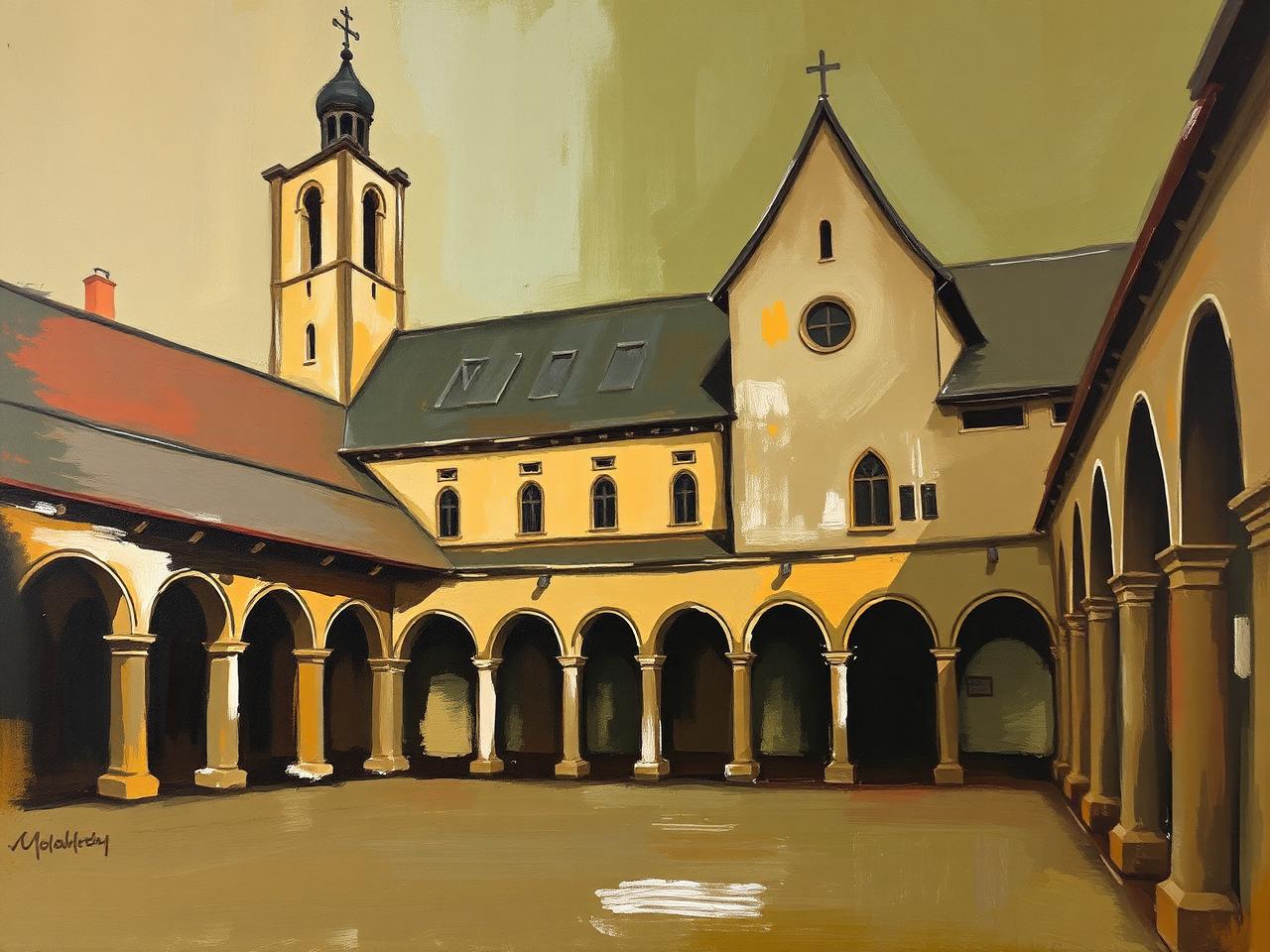 Minoriten Galerien Graz, expressionistisches Gemälde